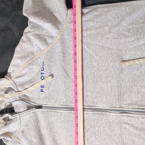 Rhone x Peloton Gray Full Zip Cotton Blend Hoodie Sweatshirt Size XL - Picture 8 of 12